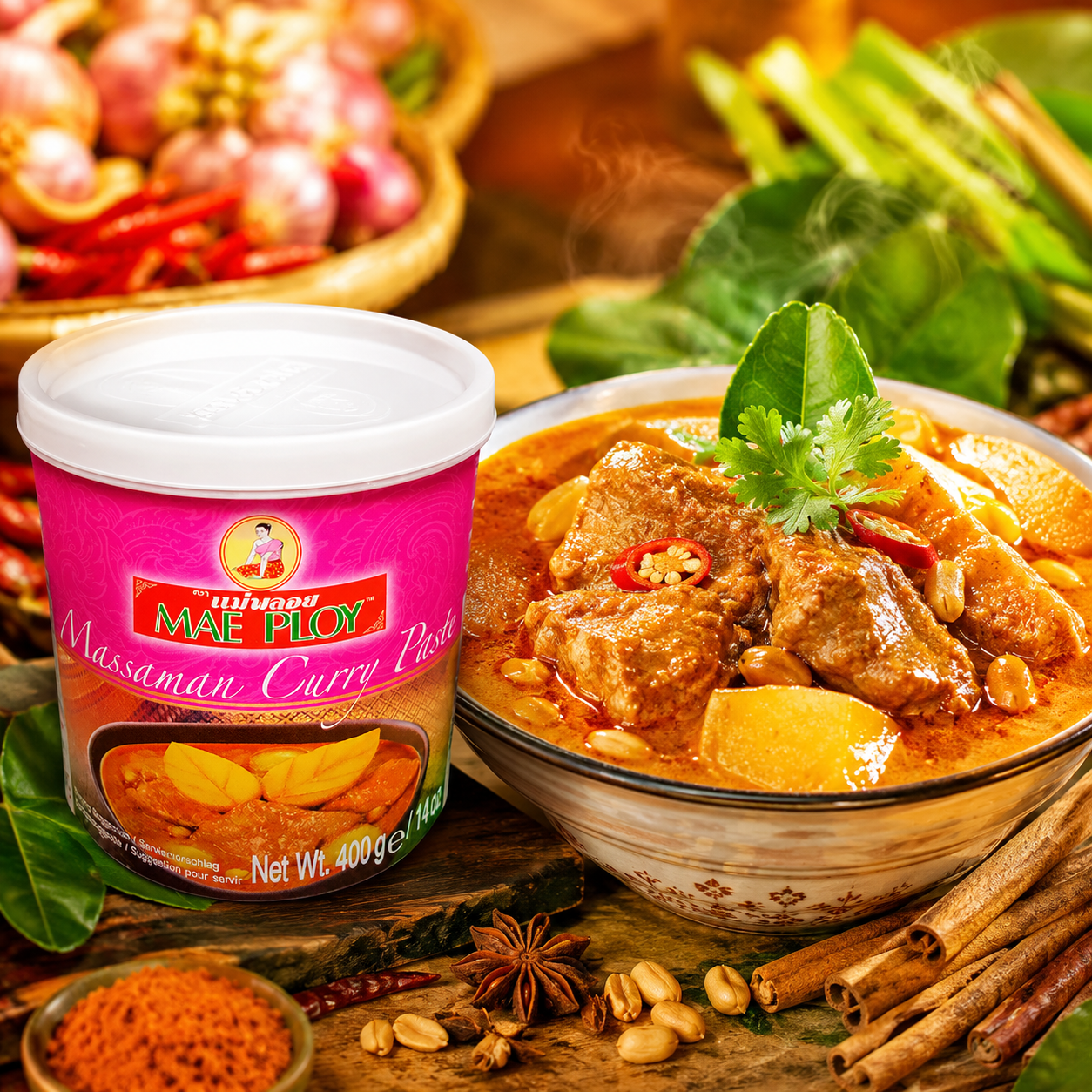 Mae Ploy Massaman Curry Paste - 400 grams
