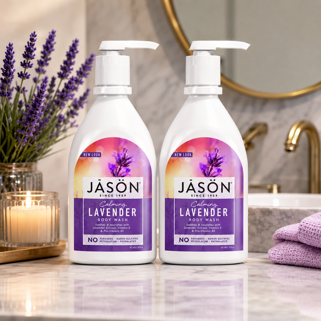 JASON Calming Lavender Body Wash 30 oz