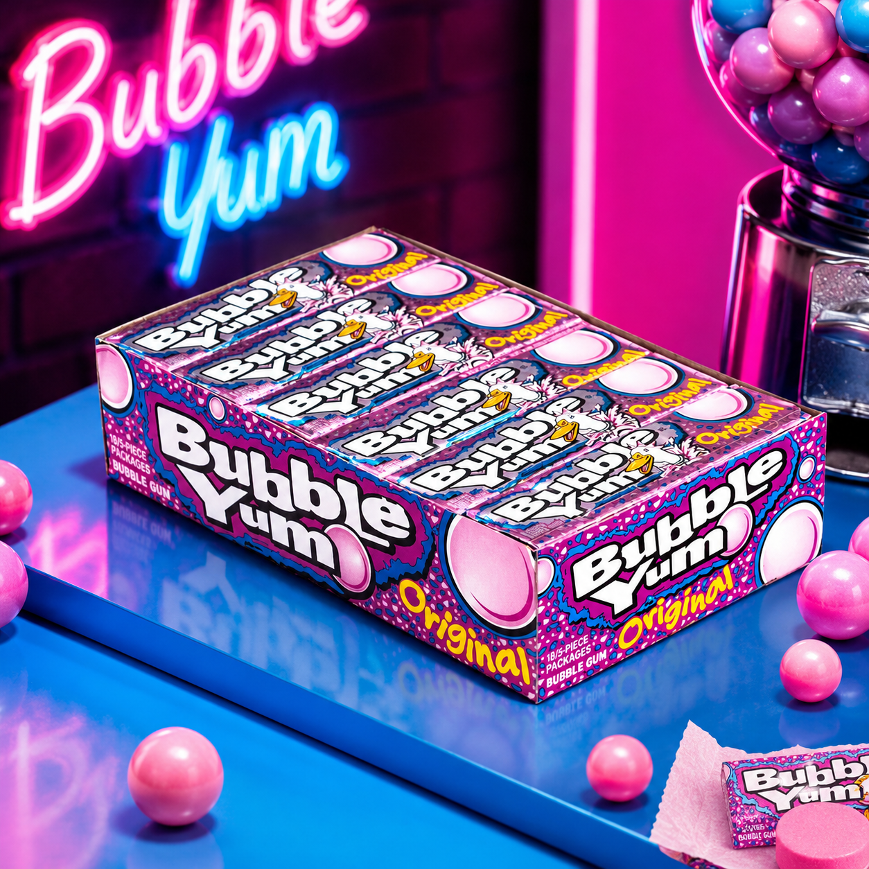 Bubble Yum Original Bubble Gum 5 ct