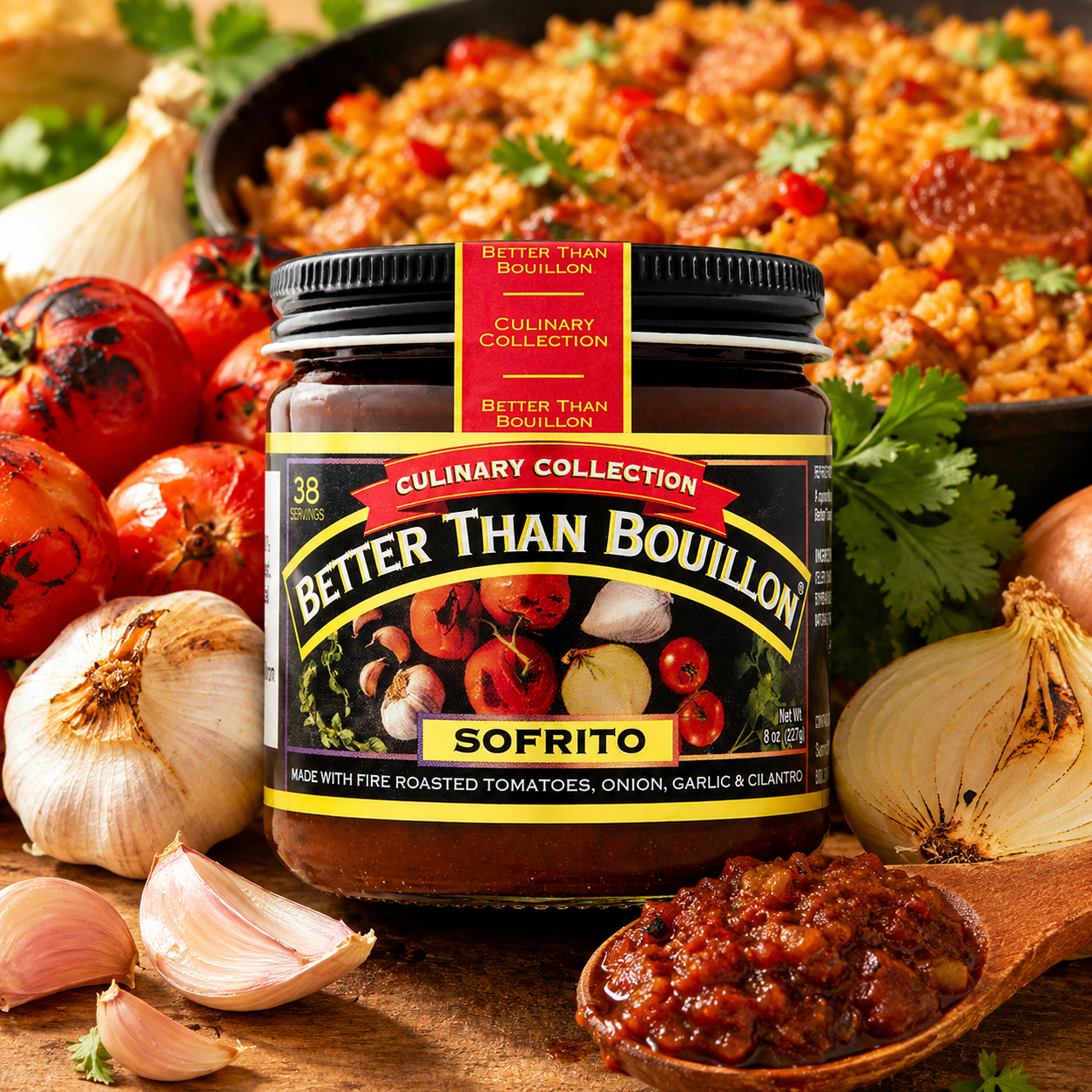 Better Than Bouillon Sofrito Base Concentrated Flavoring 8-Ounce Glass Jar 38 Servings