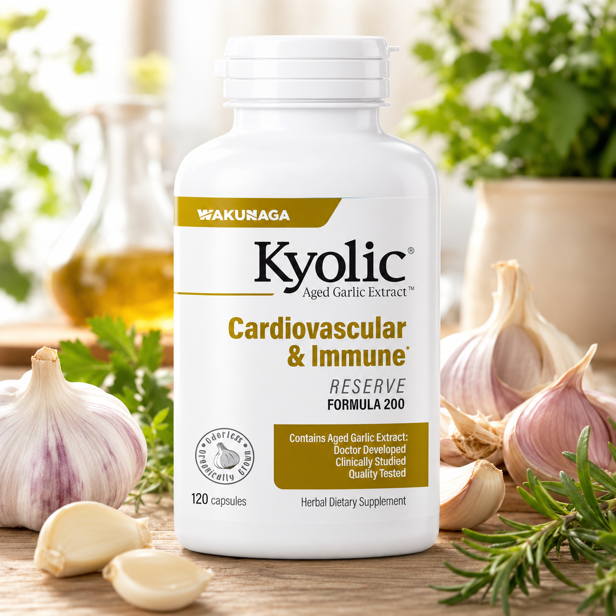 Kyolic Reserve Aged Garlic Extract 120 caps