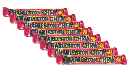 Charleston Chew Strawberry - 53.2g CLASSIC RETRO AMERICAN CANDY BAR - 8 BARS Charleston Chew
