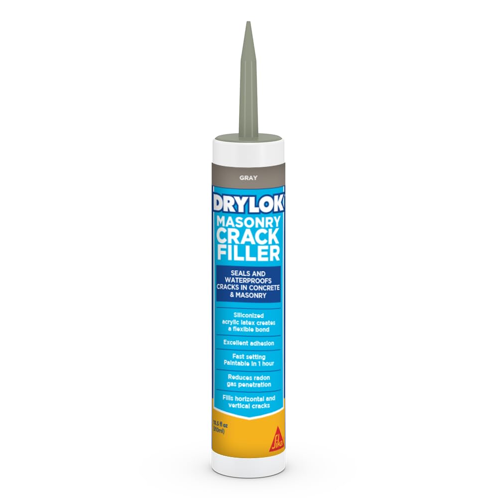 DRYLOK Masonry Crack Filler, Gray, 10.5 fl oz DRYLOK