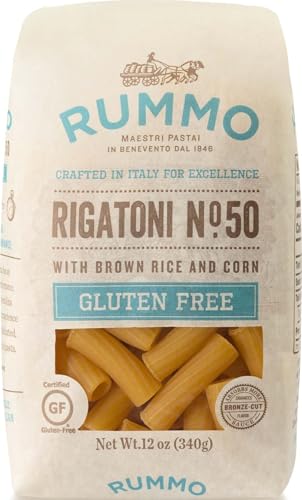 Rummo Gluten Free Rigatoni N.50, 12 oz (Pack of 4) Rummo