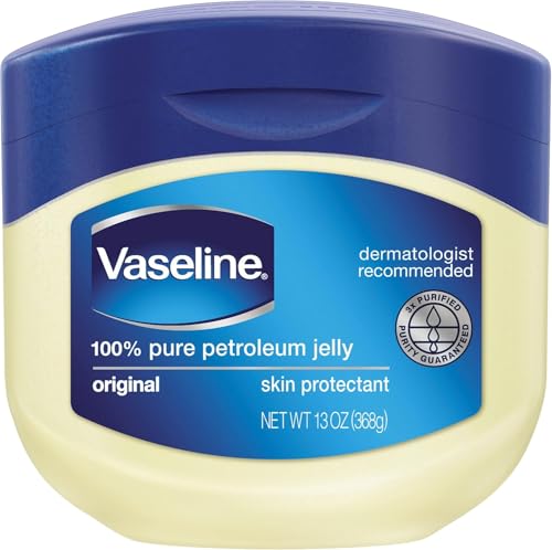Vaseline Original Petroleum Jelly 13 oz - Hypoallergenic Moisturizer for Dry Vaseline