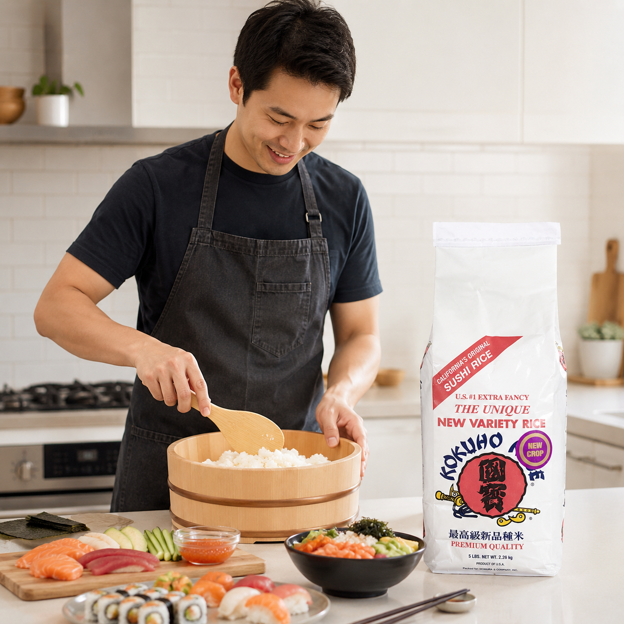 Kokuho Rose Rice, 5 lb