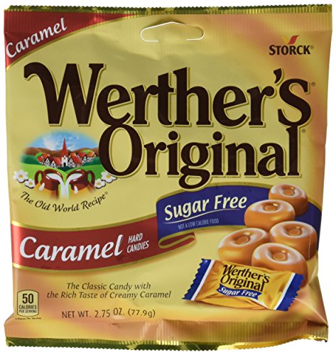 Werther's Original Sugar Free Caramel Hard Candies, 2.75 oz (Pack of 12) Werther's Original