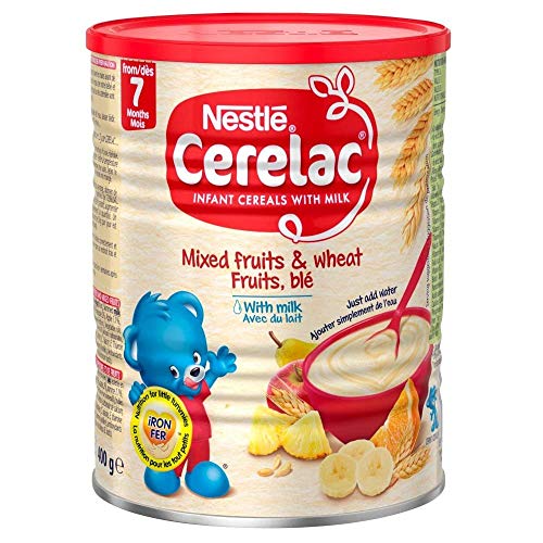 Nestle Cerelac, Mixed Fruits and Wheat with Milk, 14.1 oz Can Cerelac