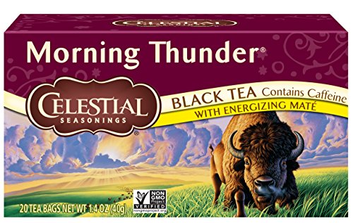Celestial Seasonings Black Tea, Morning Thunder, 20 Count Celestial Seasonings