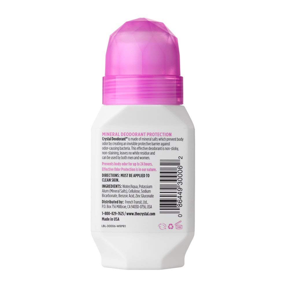 Crystal Deodorant Roll On 2.25Oz