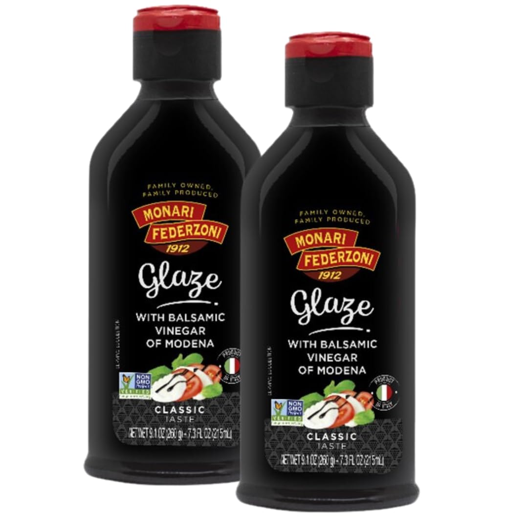 Monari Federzoni Balsamic Vinegar of Modena Glaze, 9.1 oz (Pack of 2) Monari Federzoni