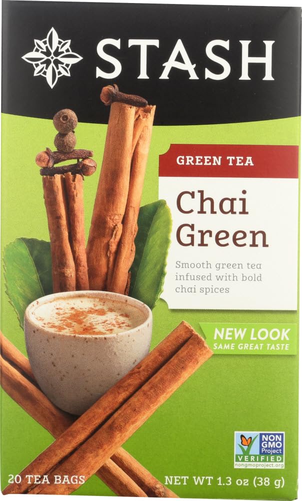Stash Tea Chai Green Tea, 20 Count (Pack of 2) Stash Tea