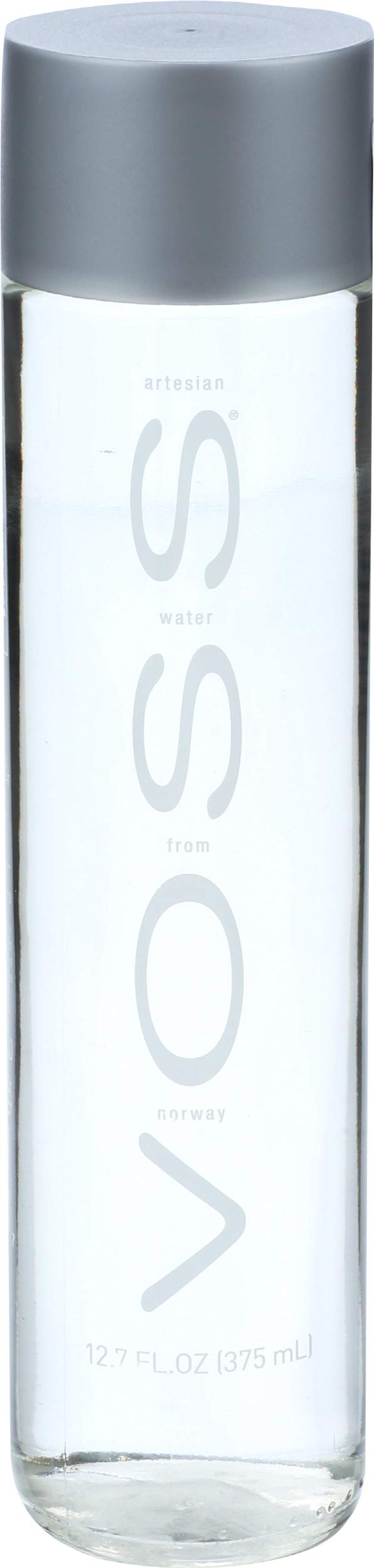 Voss Artesian Still Water, 375 mL 12.7 oz Glass Voss