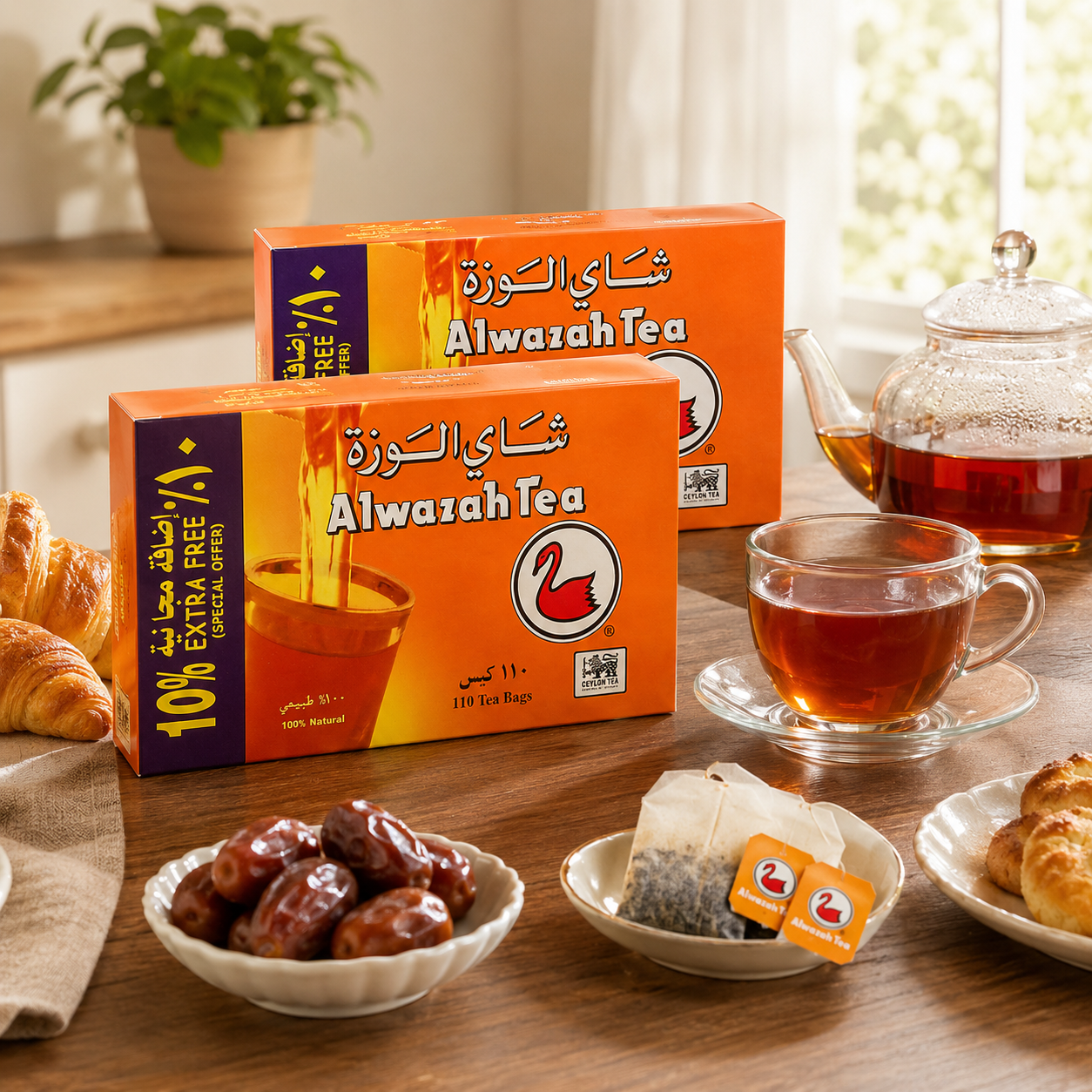 Alwazah Tea, 100% pure ceylon, Pack of 2