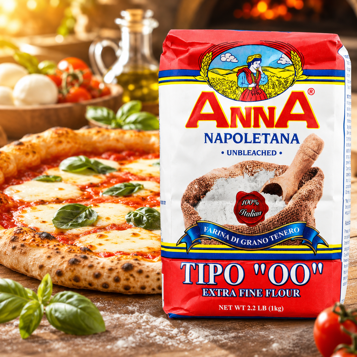 Anna Flour Extra Fine, 2.2 lb