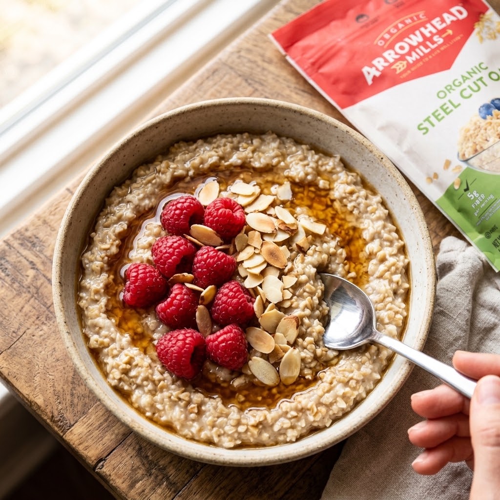 Arrowhead Mills, Oats Steel Cut Gluten Free Organic, 24 oz Arrowhead Mills
