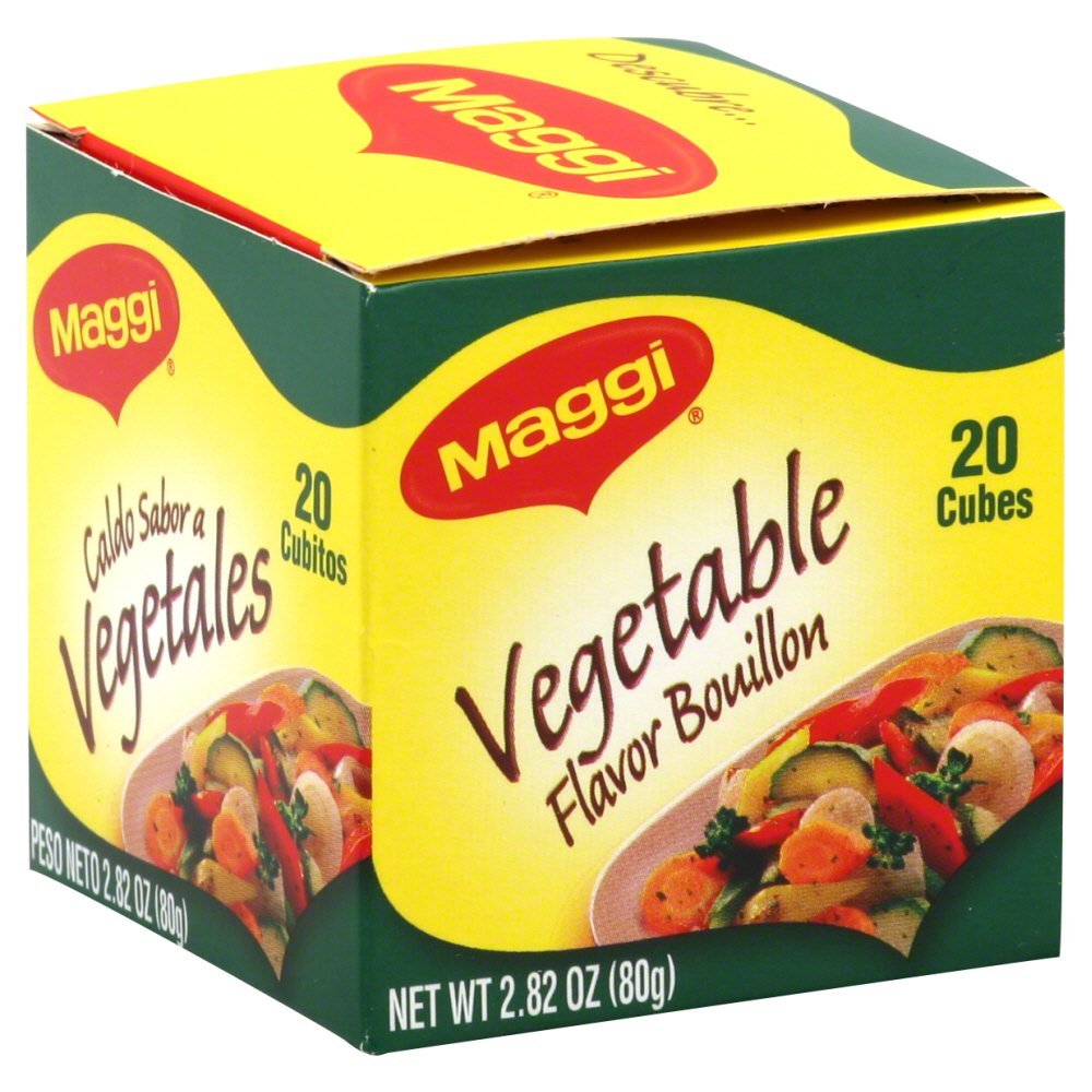 Maggi Veggie Bouillon Cube 2.82 OZ (Pack of 4)