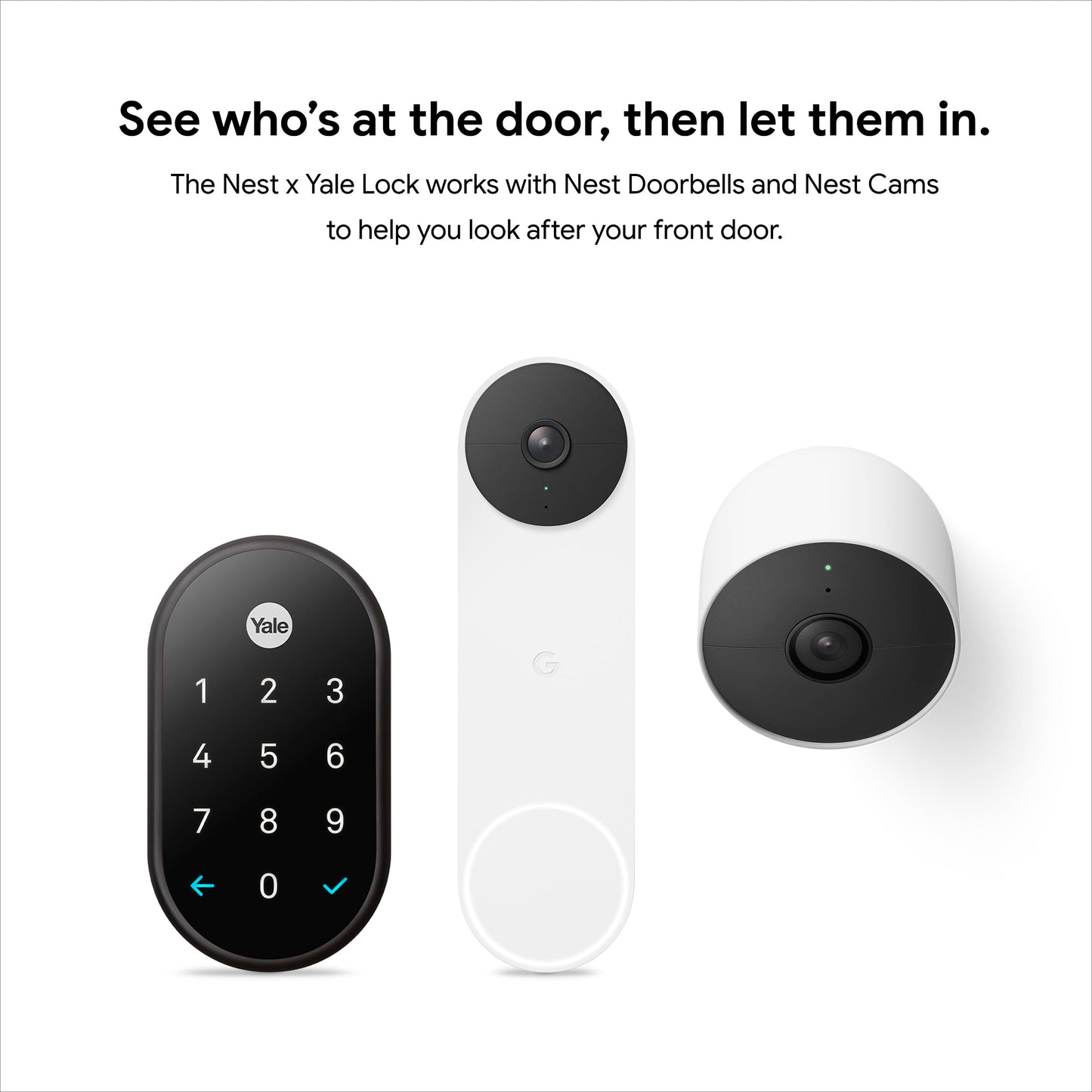 Google Nest x Yale Lock Tamper Proof Smart Lock for