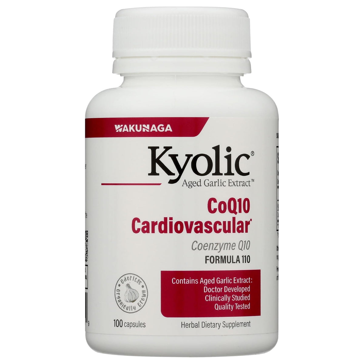 Kyolic Aged Garlic Extract Coq10 Cardiovascular\* Formula 110 100 Capsules Kyolic
