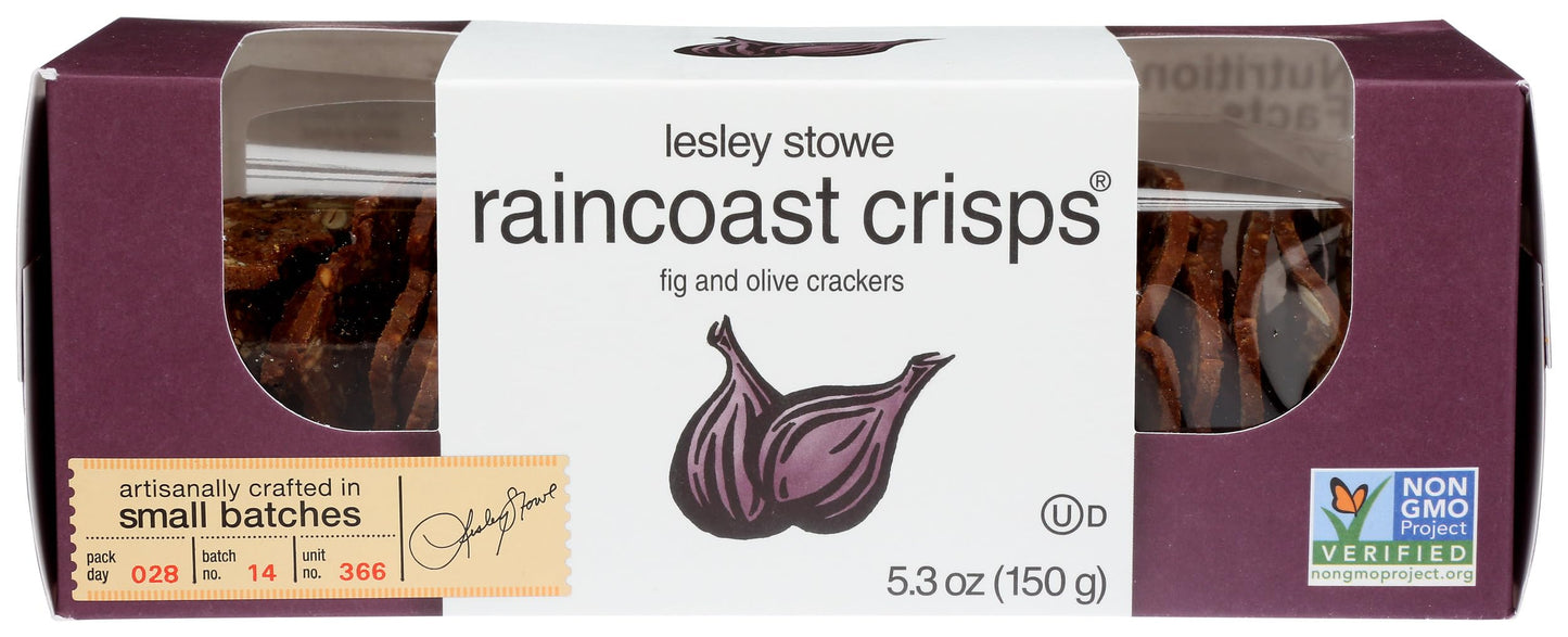 Raincoast Crisps, Crisps Fig Olive, 5.3 oz Raincoast Crisps