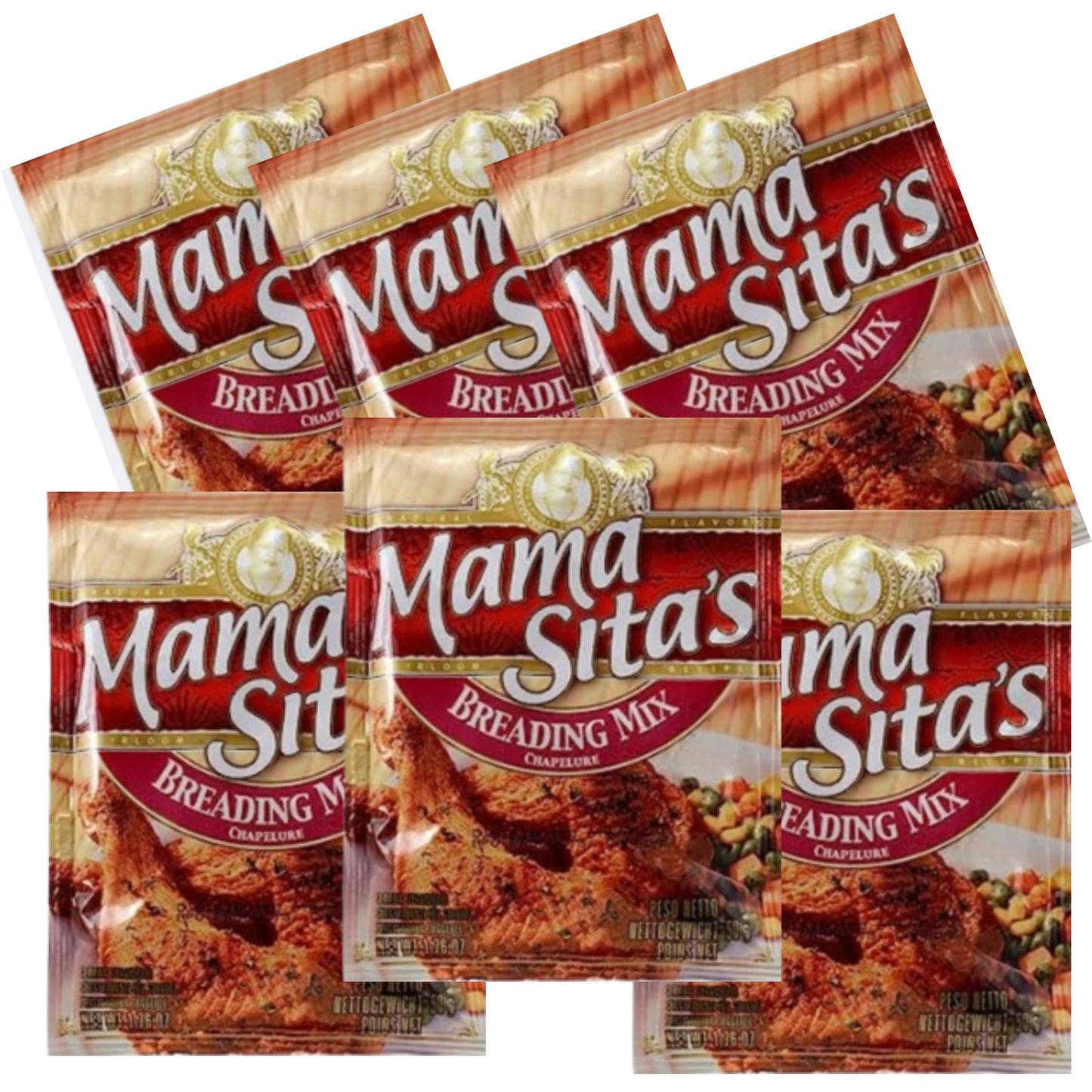 Mama Sita's Breading Mix 1.76 oz (50g) (Pack of 6) Mama Sita's