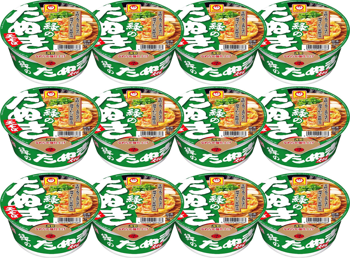 Maruchan Midori Tanuki Soba, 3.49-Ounce Units (Pack of 12) Maruchan