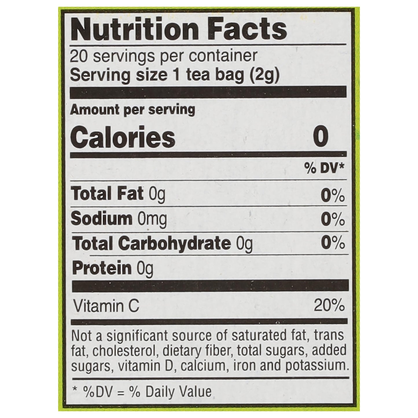 Product image of Celestial Seasonings Green Tea Decaffeinated 20 Tea Bags Pack of 6