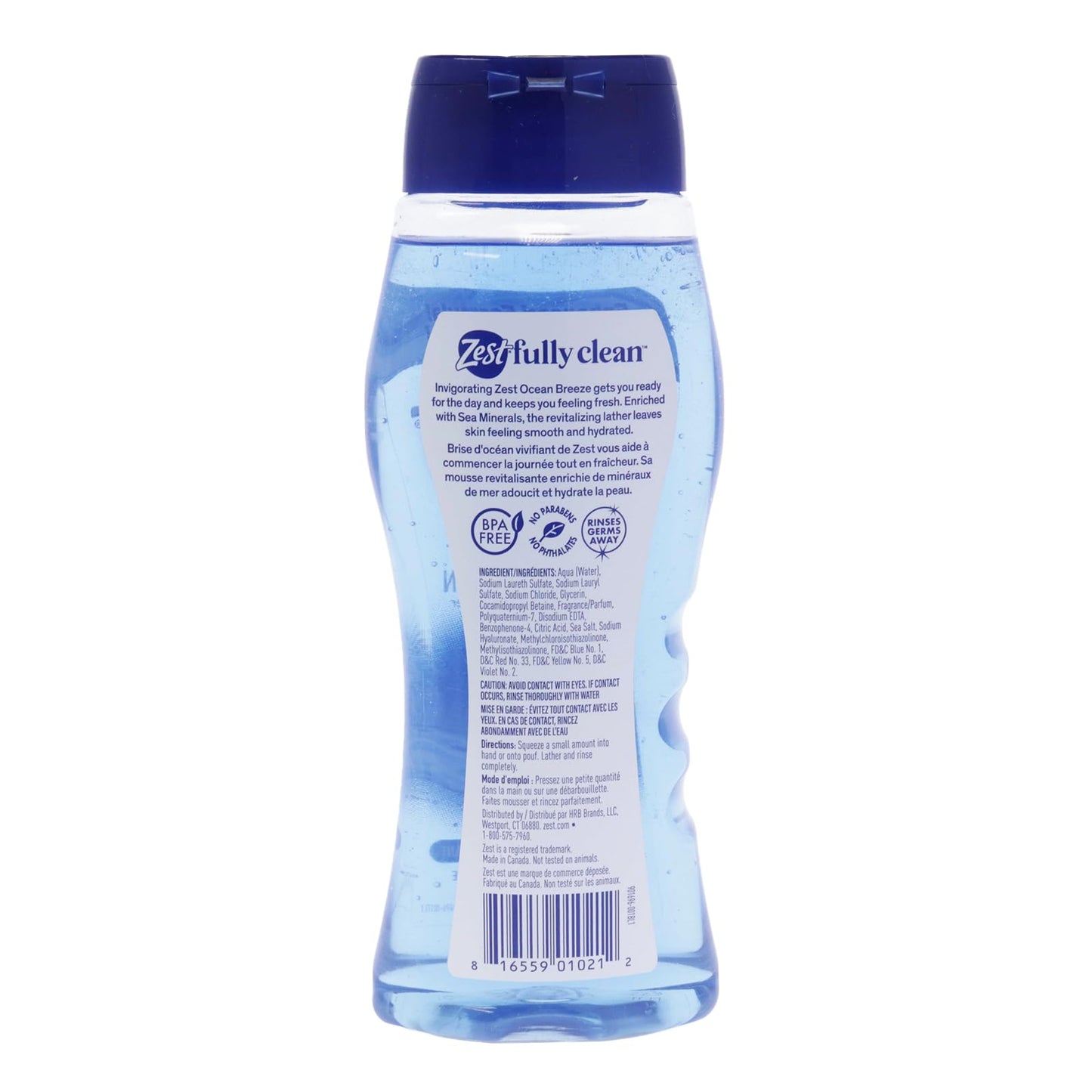 Product image of Zest Ocean Breeze Body Wash 18 oz 18 oz Pack of 6