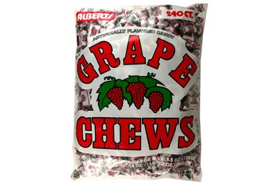 Product image of Albert's Fruit Chews Grape Flavor 240 Candies