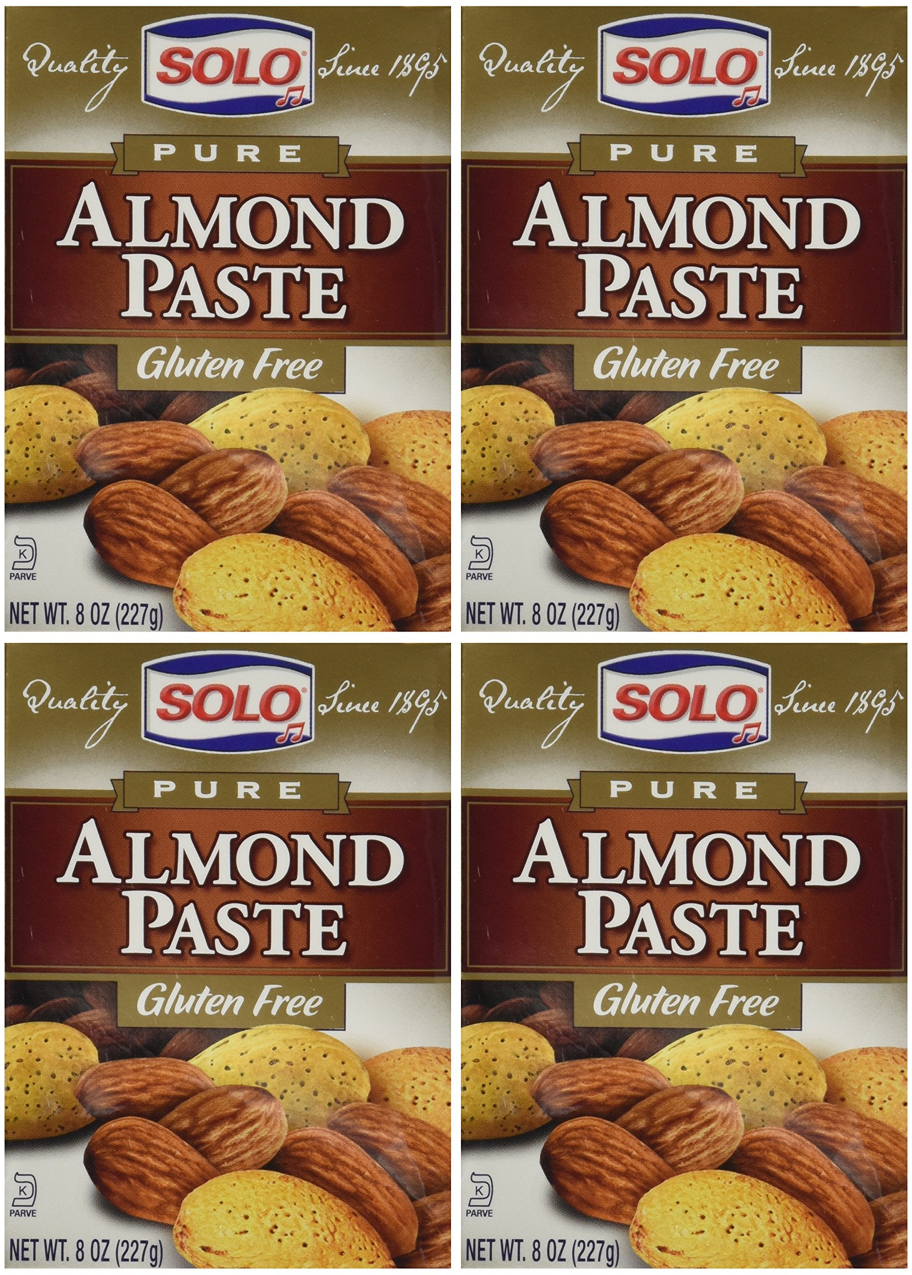 Product image of SOLO Almond Paste Gluten Free 8 oz Packages 8 oz Pack of 4