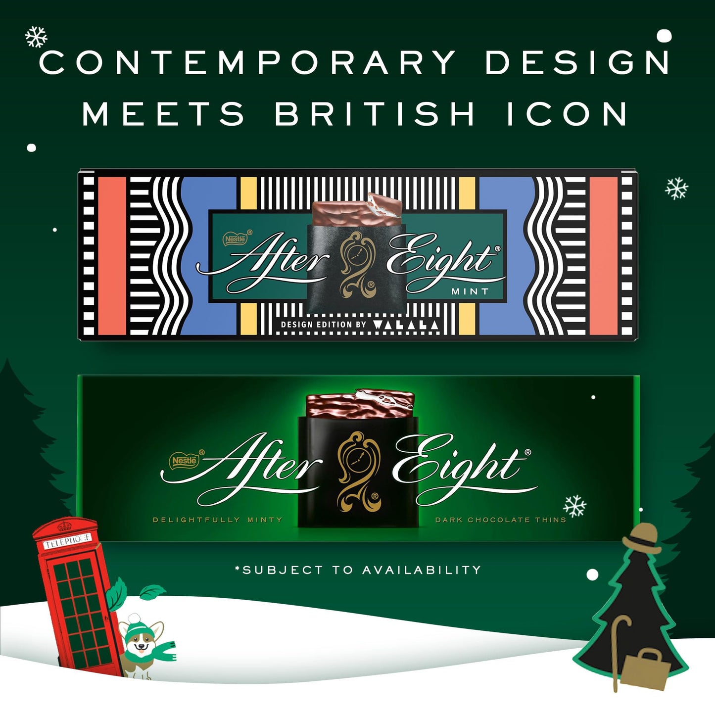 Product image of After Eight Mint Chocolate Thins Dark Chocolate Mint Flavor 10.58 oz 10.58 oz Pack of 30