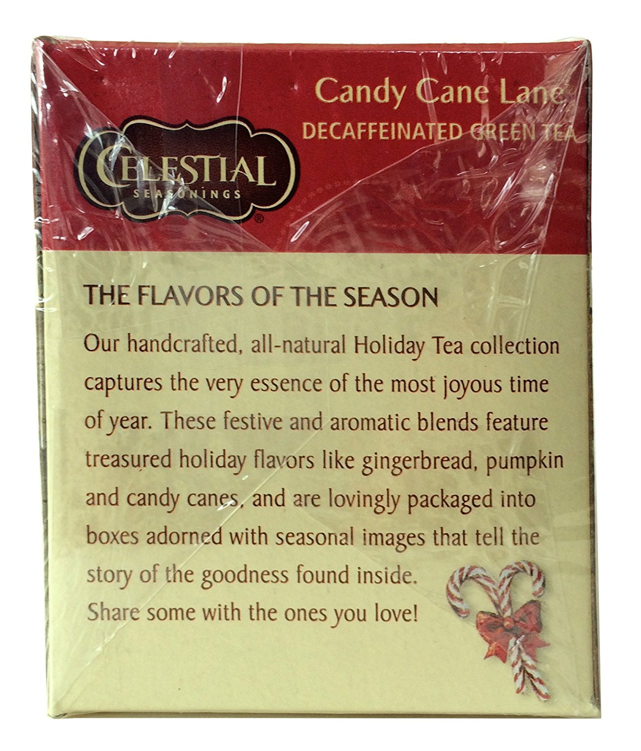 Product image of Celestial Seasonings Decaf Tea Candy Cane Lane Pack of 3