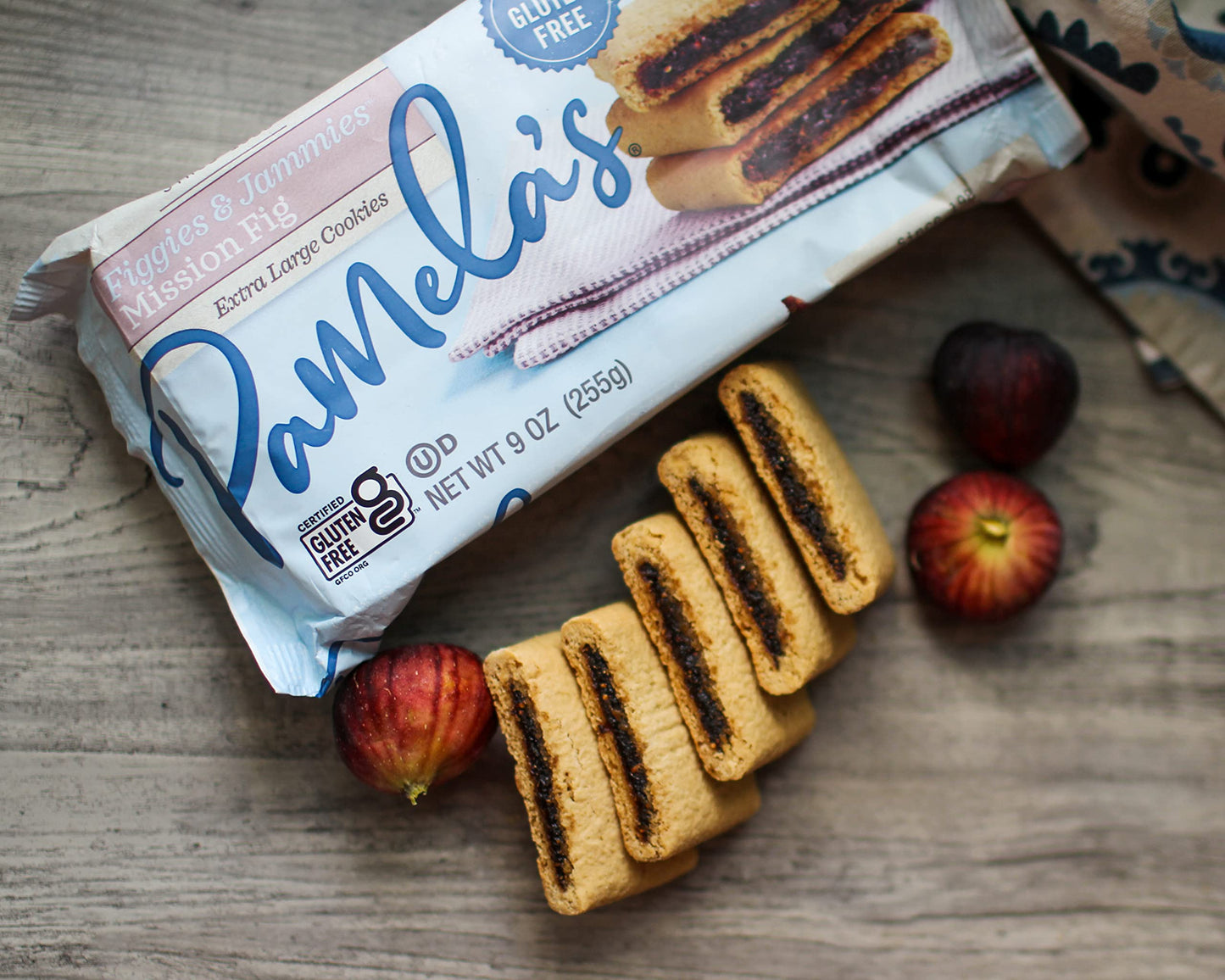 Product image of Pamela's Products Gluten Free Figgies and Jammies Cookies Mission Fig 9 oz 9 oz Pack of 6