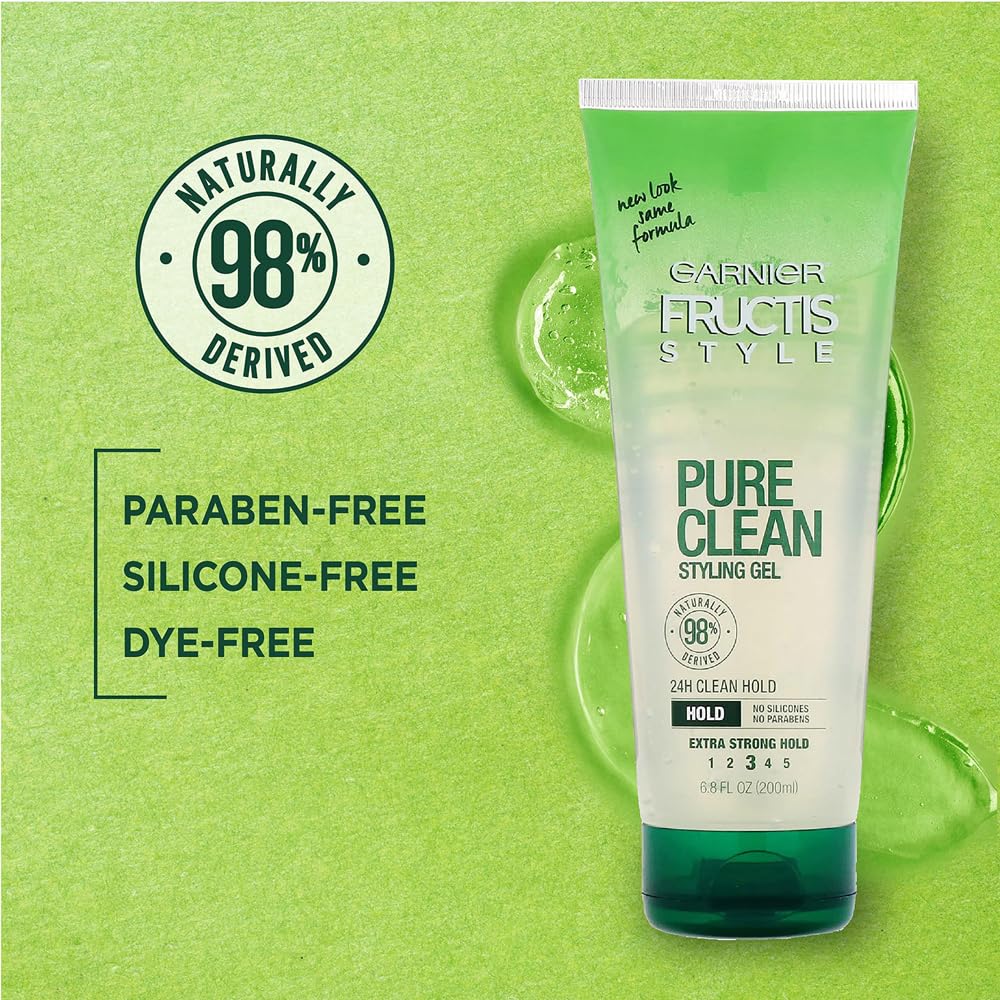 Product image of Garnier Fructis Style Pure Clean Styling Gel 20.4 fl oz 20.4 fl oz Pack of 3