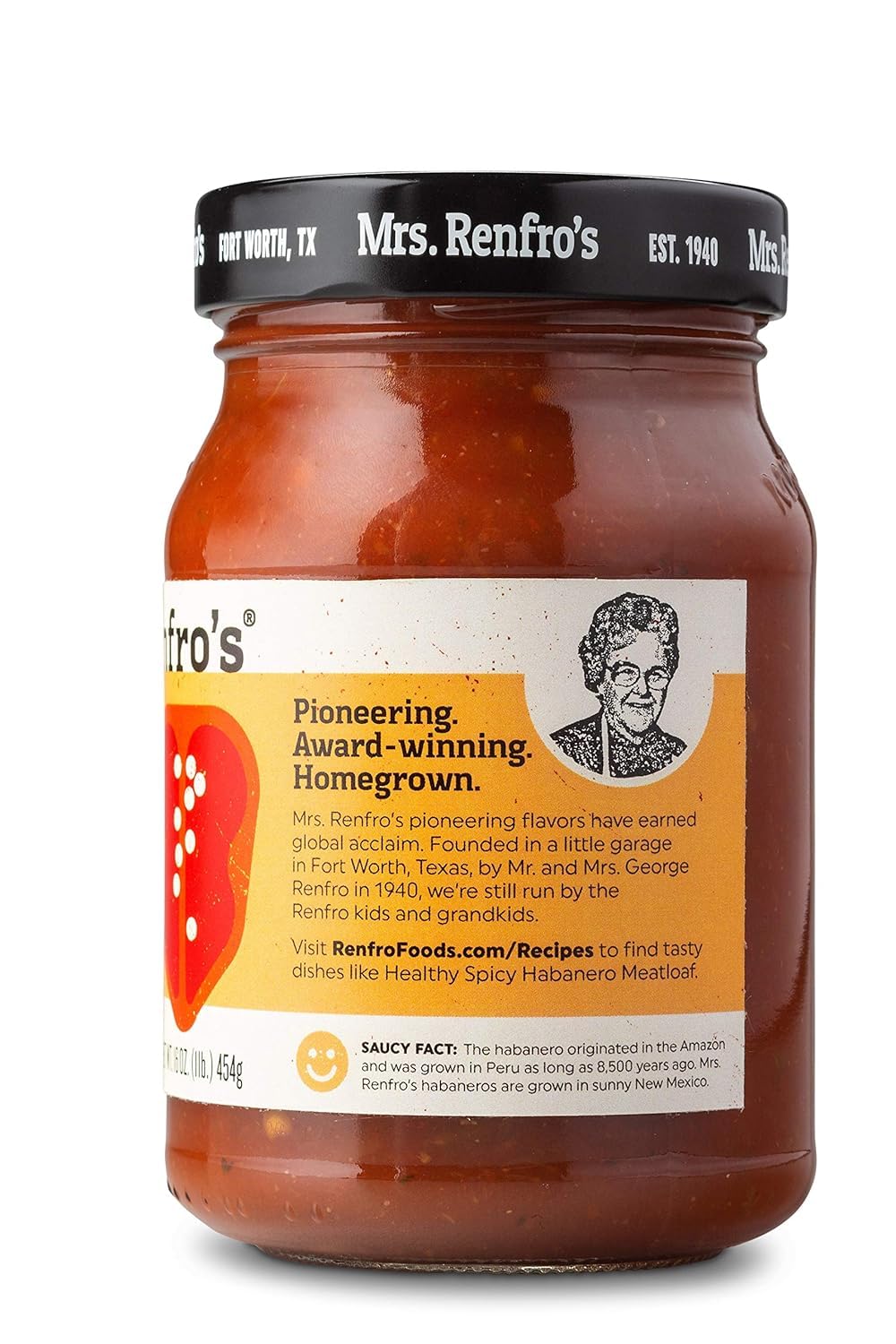 Product image of Mrs. Renfro's Habanero Hot Salsa 16 oz 16 oz Pack of 2