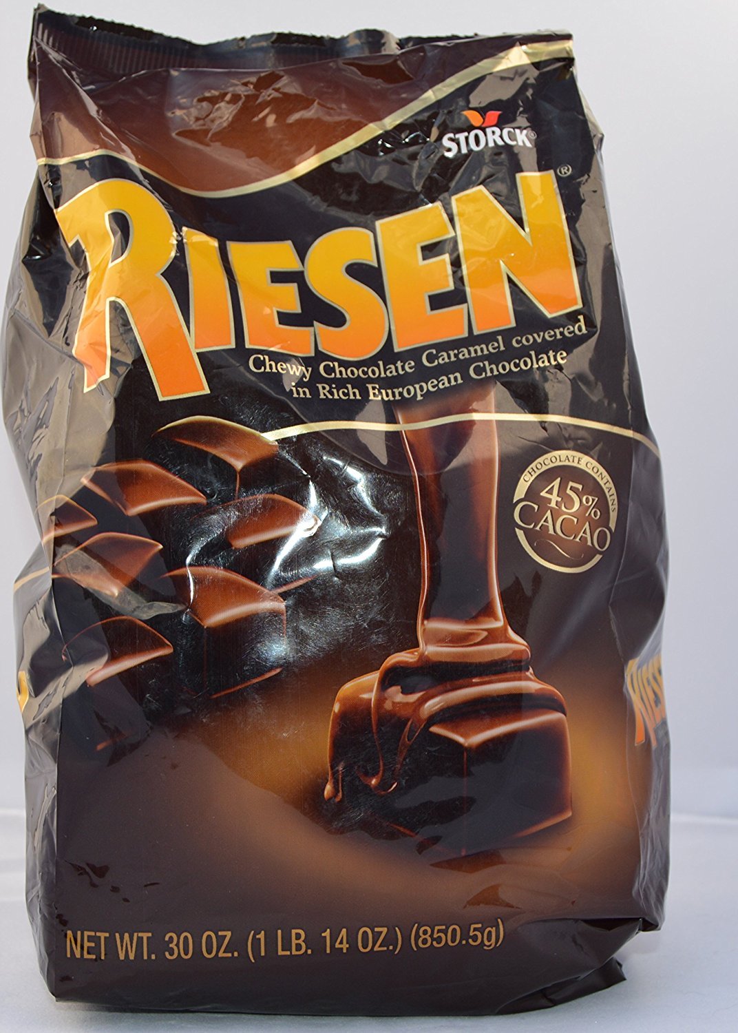 Product image of Riesen Chewy Chocolate Caramel Covered In Rich European Chocolate 30 oz 30 oz Pack of 2