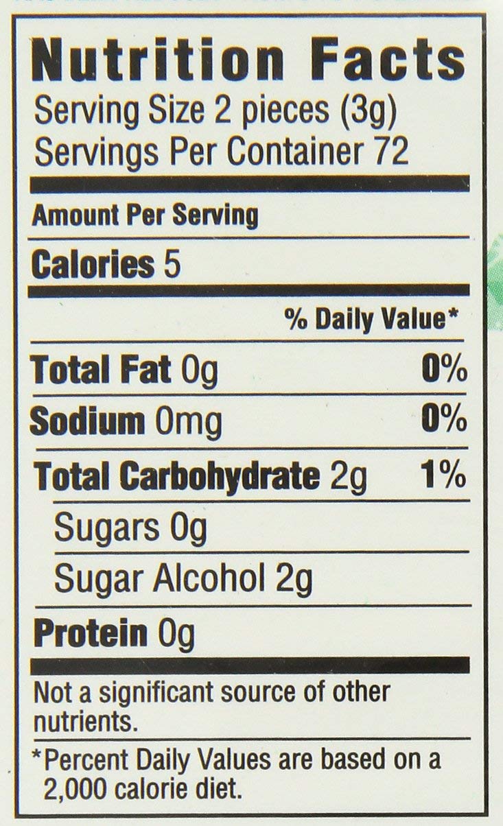 Product image of Trident White Spearmint Chewing Gum Pack of 9