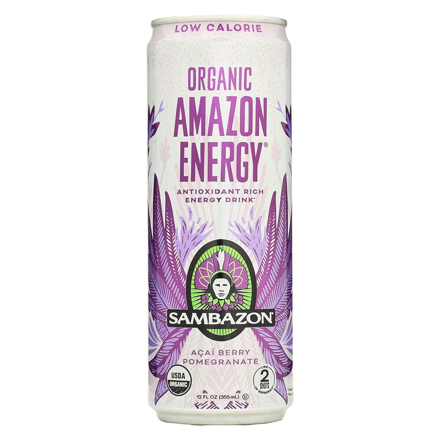 Product image of Sambazon Amazon Energy Low Calorie Acai Berry Energy Drink 12 oz 12 oz Pack of 12