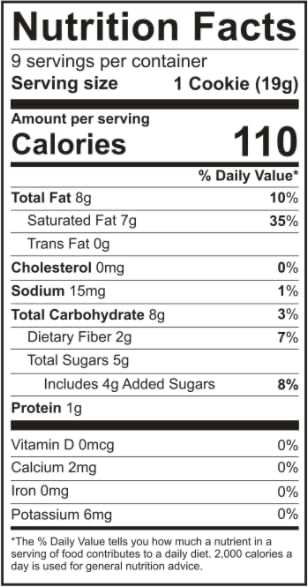 Product image of EMMY Coconut Cookies Vanilla Bean Gluten-Free Organic Vegan Paleo-Friendly 6 oz 6 oz Pack of 2