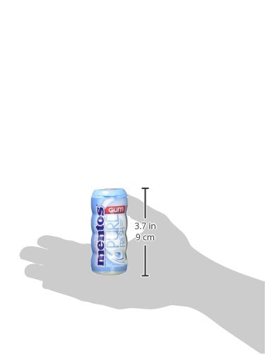 Product image of Mentos Pure Fresh Sugar-Free Chewing Gum Xylitol Sweet Mint 15 Piece Bottle Pack of 10