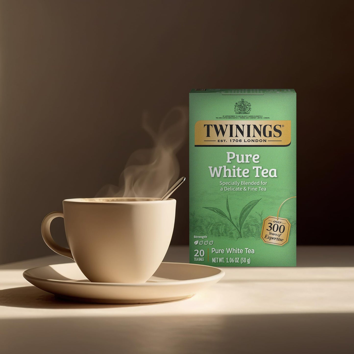 Product image of Twinings White Tea Bags Delicate Caffeinated Tea 20 ct Pack of 2
