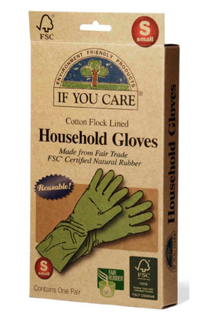 Product image of If You Care Fair Trade FSC Household Gloves Small Pack of 2