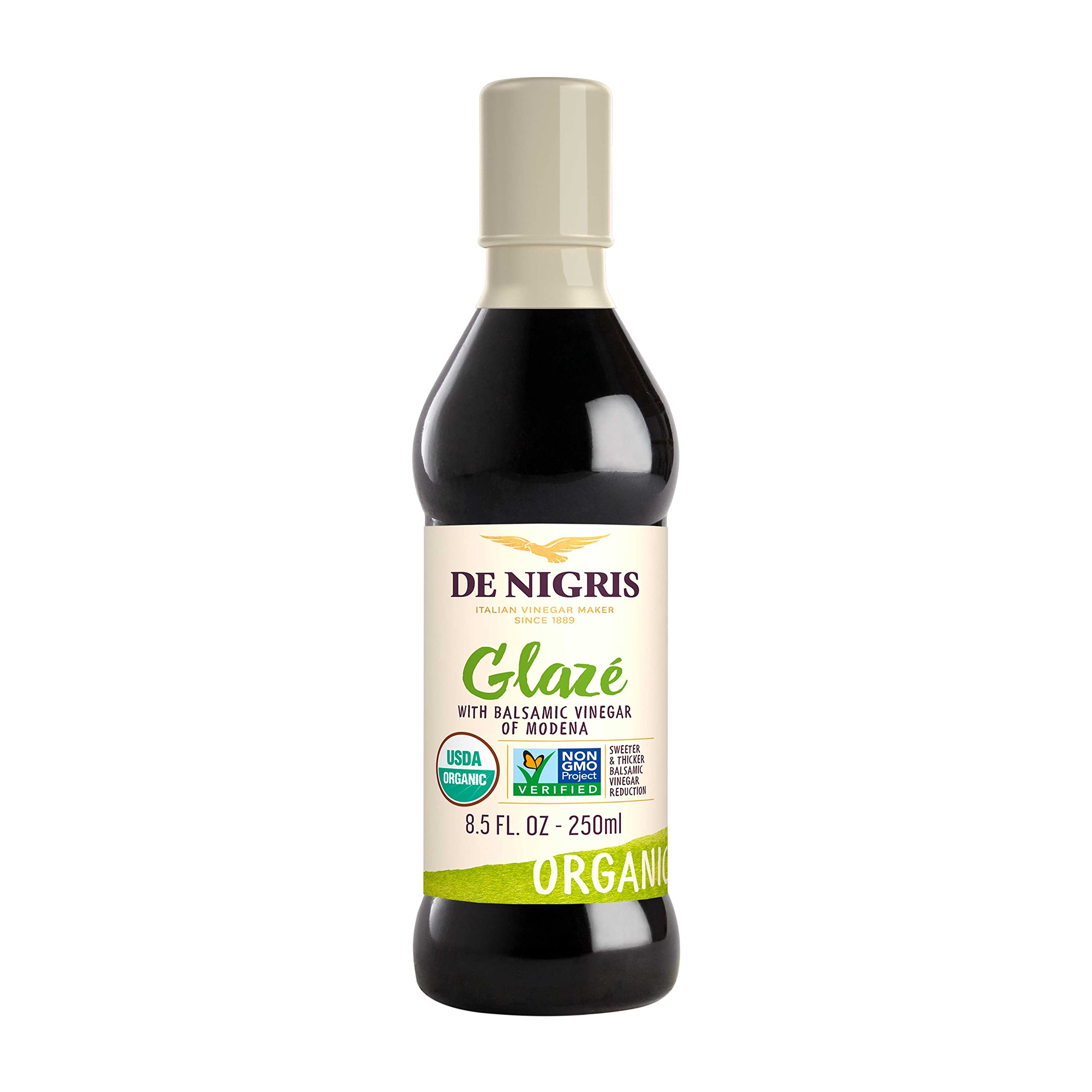 Product image of De Nigris Organic Aged Balsamic Vinegar Glaze Modena Italy 8.5 fl oz 8.5 fl oz