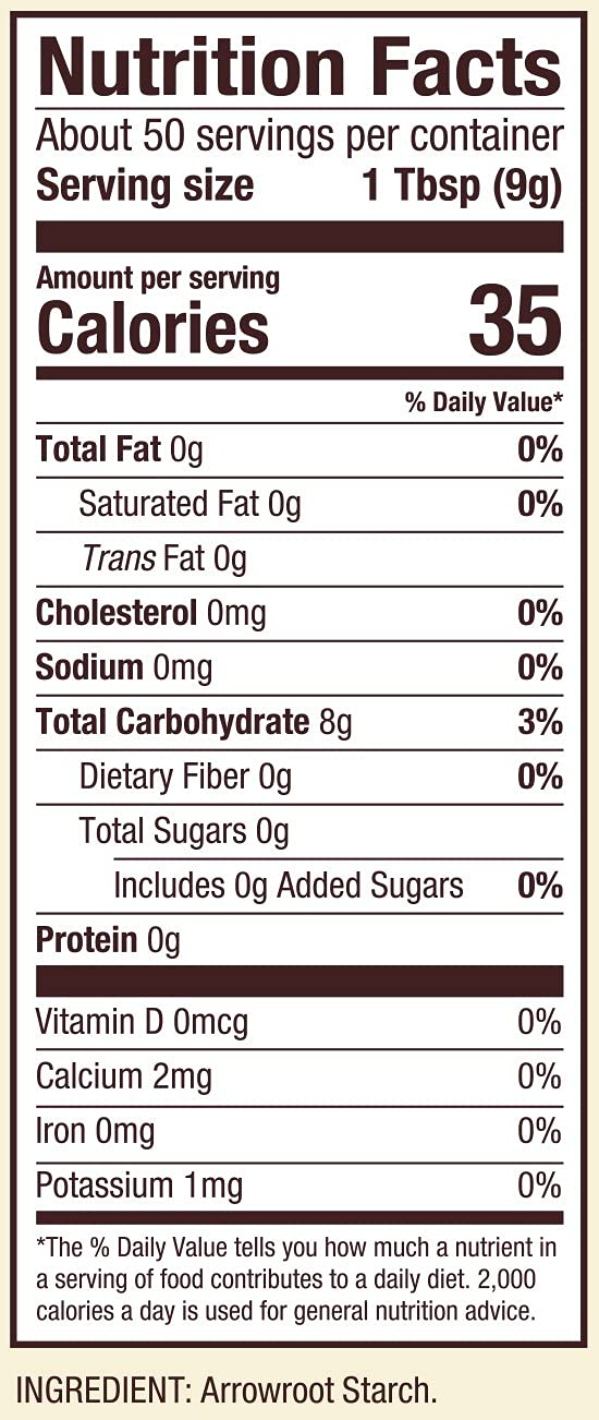 Product image of Bob's Red Mill Arrowroot Starch Non GMO Vegan Paleo Friendly Kosher 16 oz 16 oz Pack of 4