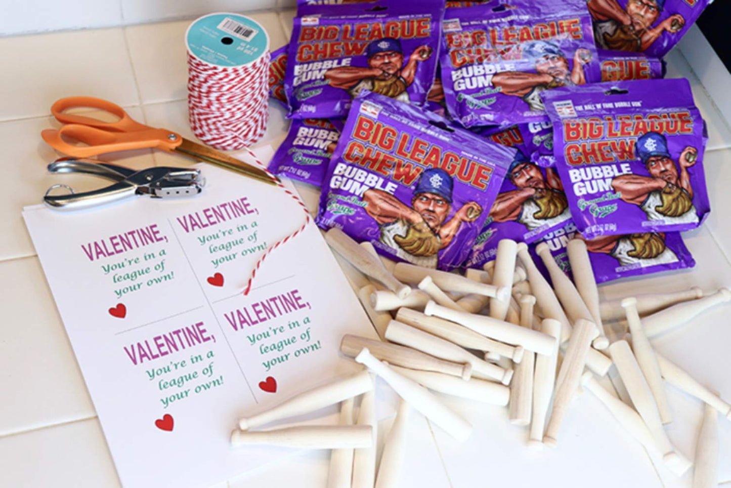 Product image of Big League Chew Ground Ball Grape Chewing Gum Bags 2.12 oz 2.12 oz Pack of 4