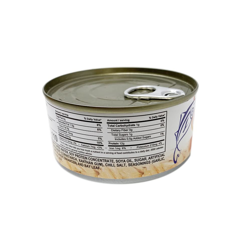 Product image of Century Tuna Hot and Spicy Flaked Light Tuna in Oil High in Protein Rich in Omega 3 DHA Canned Tuna 4.9 oz