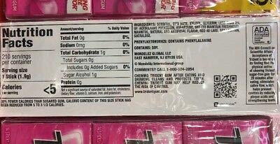 Product image of Trident Bubble Gum Sugar Free Gum 14 Pieces Pack of 30