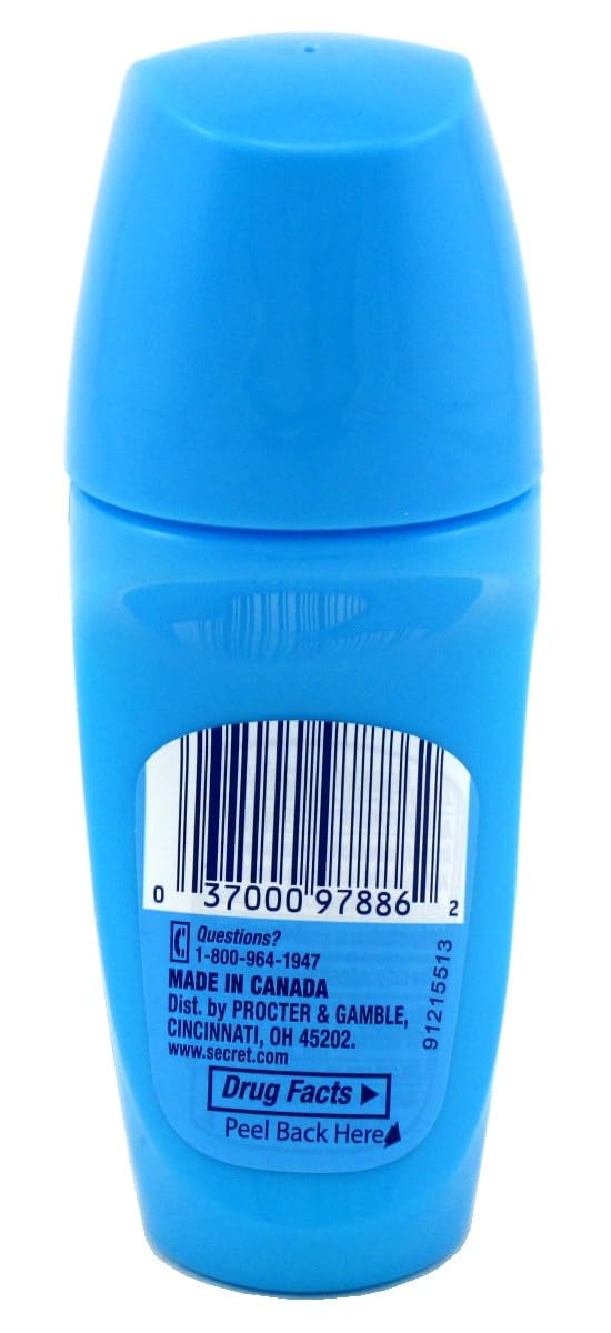 Product image of Secret Deodorant Roll-On Powder Fresh Scent 1.8 oz 1.8 oz Pack of 3