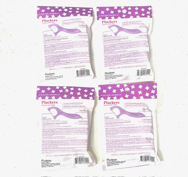 Product image of GKGen Dental Floss Cool Mint Flavor Gentleslide Flossers Picks Tartar Pick for Tight Teeth 35 Picks Pack of