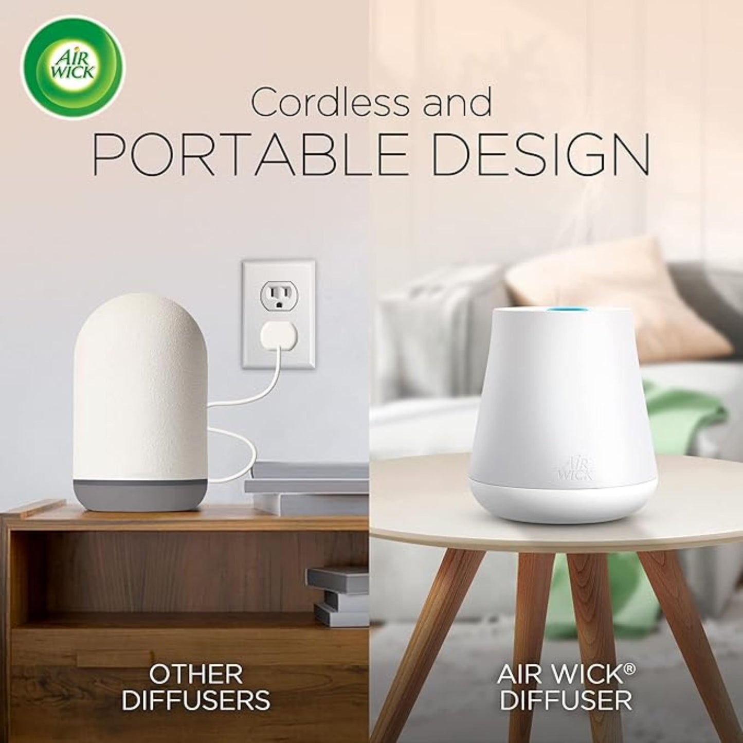 Product image of Air Wick Essential Mist Starter Kit Diffuser + Refill Vanilla and Pink Papaya Essential Oils Air Freshener